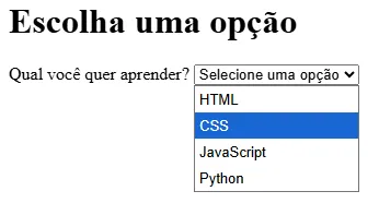 Menus Suspensos